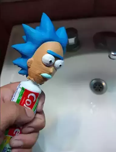 RICK AND MORTY PASTA DE DIENTES VOMITO RICK SANCHEZ 3D print model
