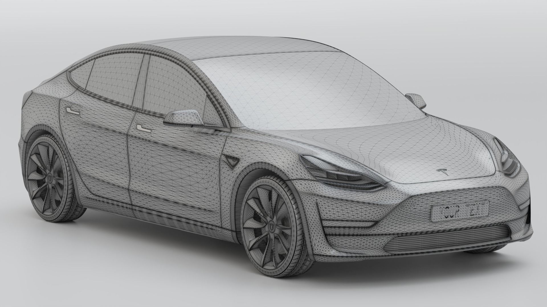 Tesla Model 3 3D model_14