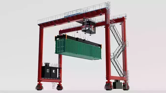 Rubber Tyred Gantry Crane - Harbour crane