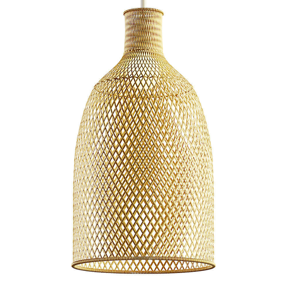 Aliexpress rattan chandelier set 3D model_4