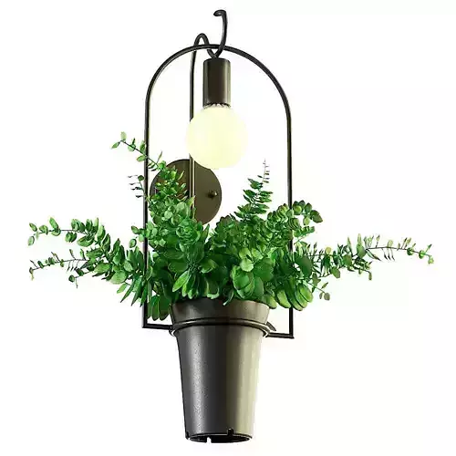 Warmlydecor Brielle modern nordic planter wall lamp