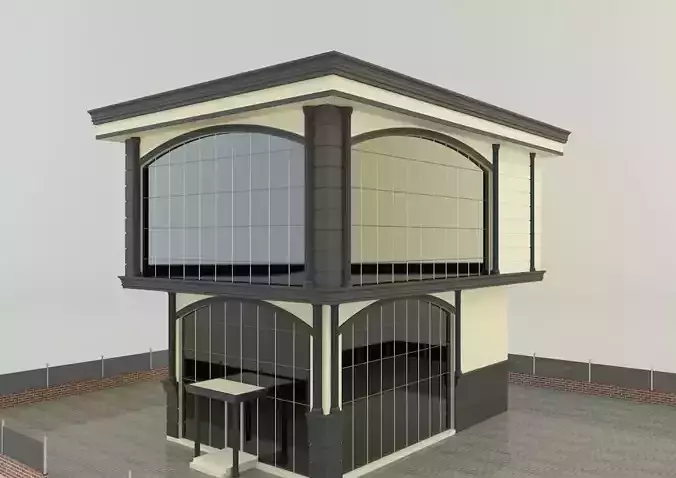 office building 581 model