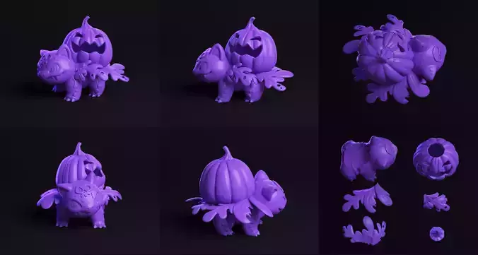 Bulbasaur Ivysaur Halloween 