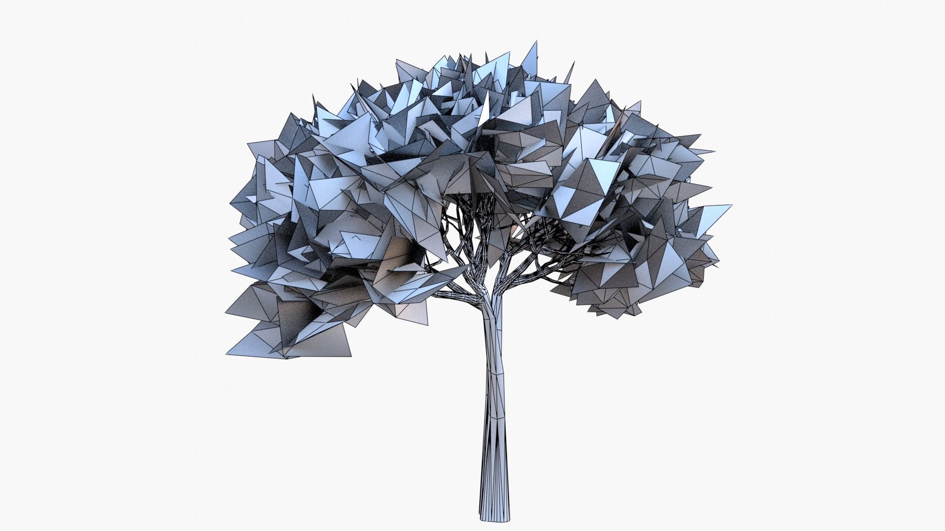 Low-Poly and Game-Ready Pinus Pinea - Stone Pine 02 Low-poly 3D model_11