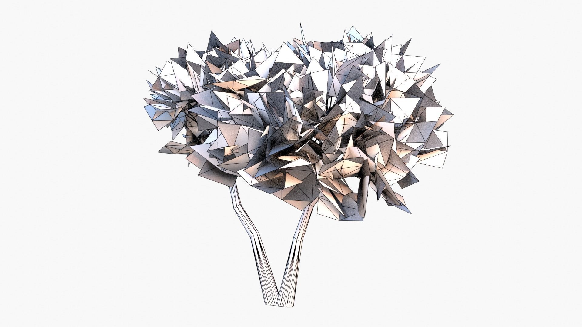 Low-Poly and Game-Ready Pinus Pinea - Stone Pine 02 Low-poly 3D model_9