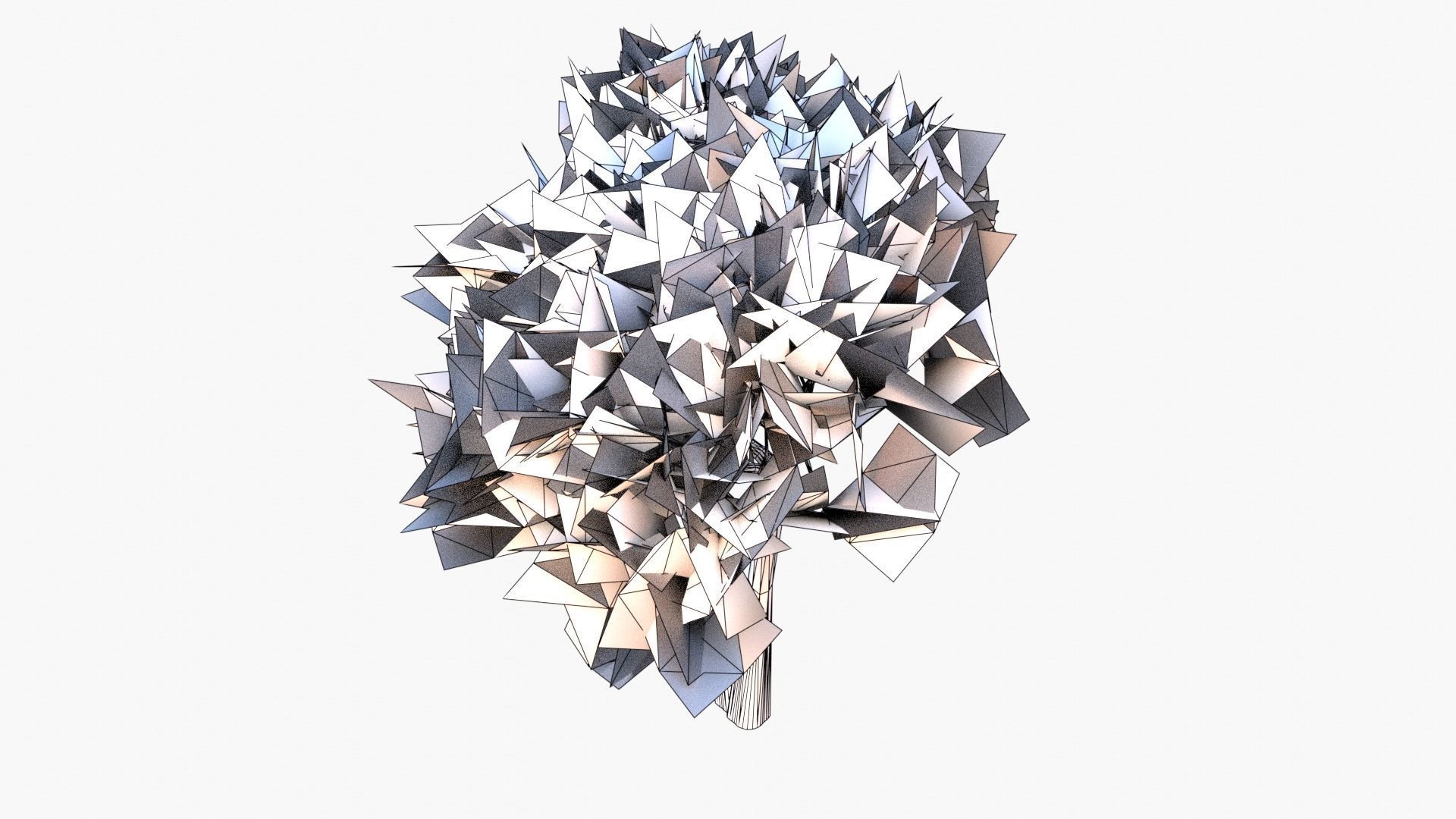 Low-Poly and Game-Ready Pinus Pinea - Stone Pine 02 Low-poly 3D model_8