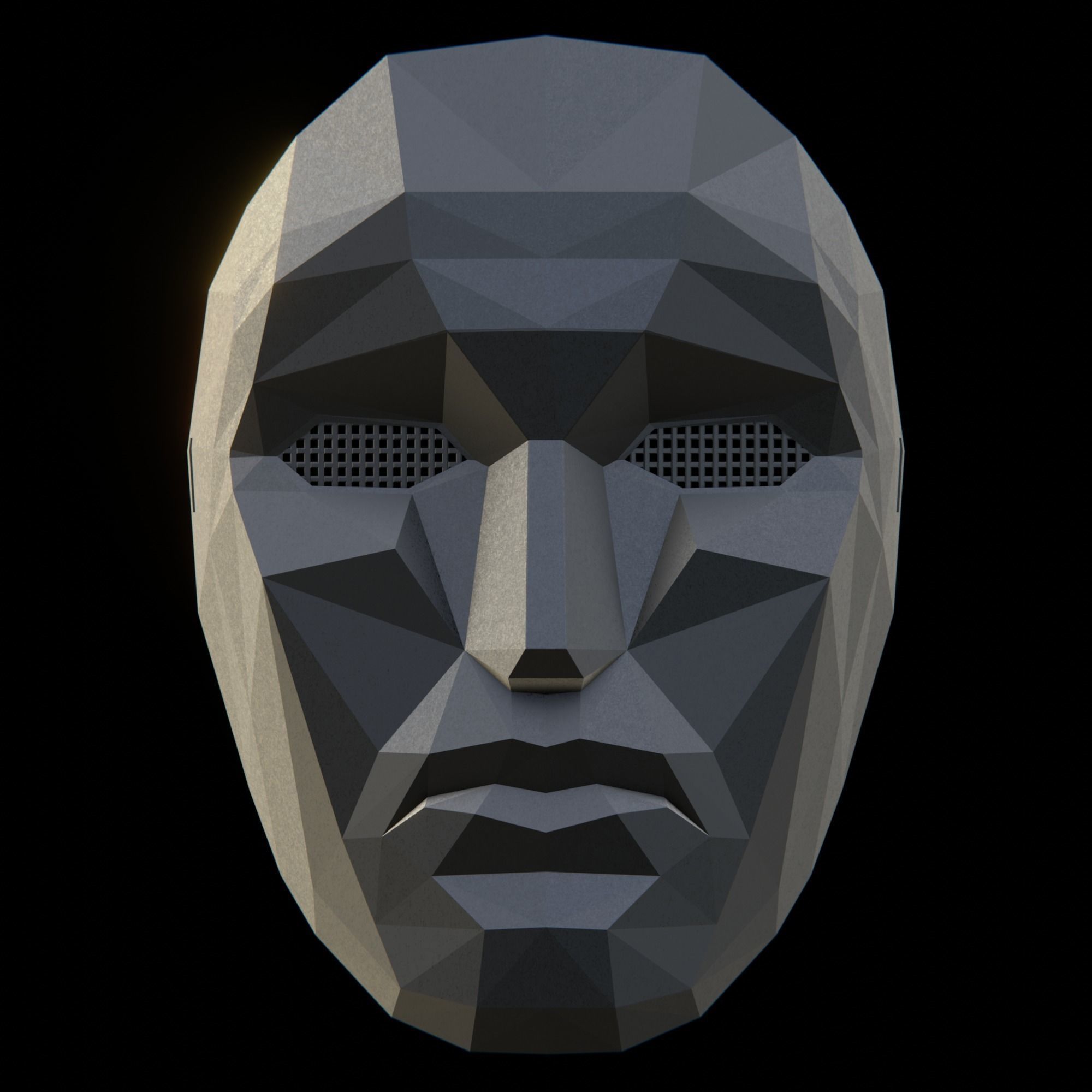 3D model Squid Game Frontman Mask VR / AR / low-poly | CGTrader