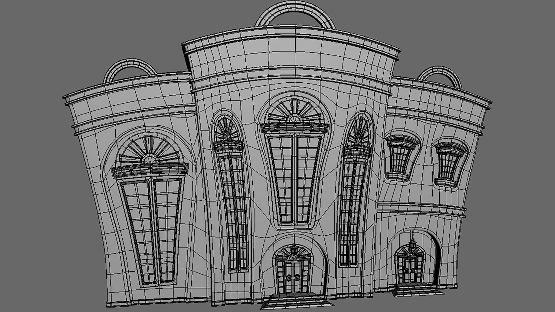 Two Houses  3D model_16