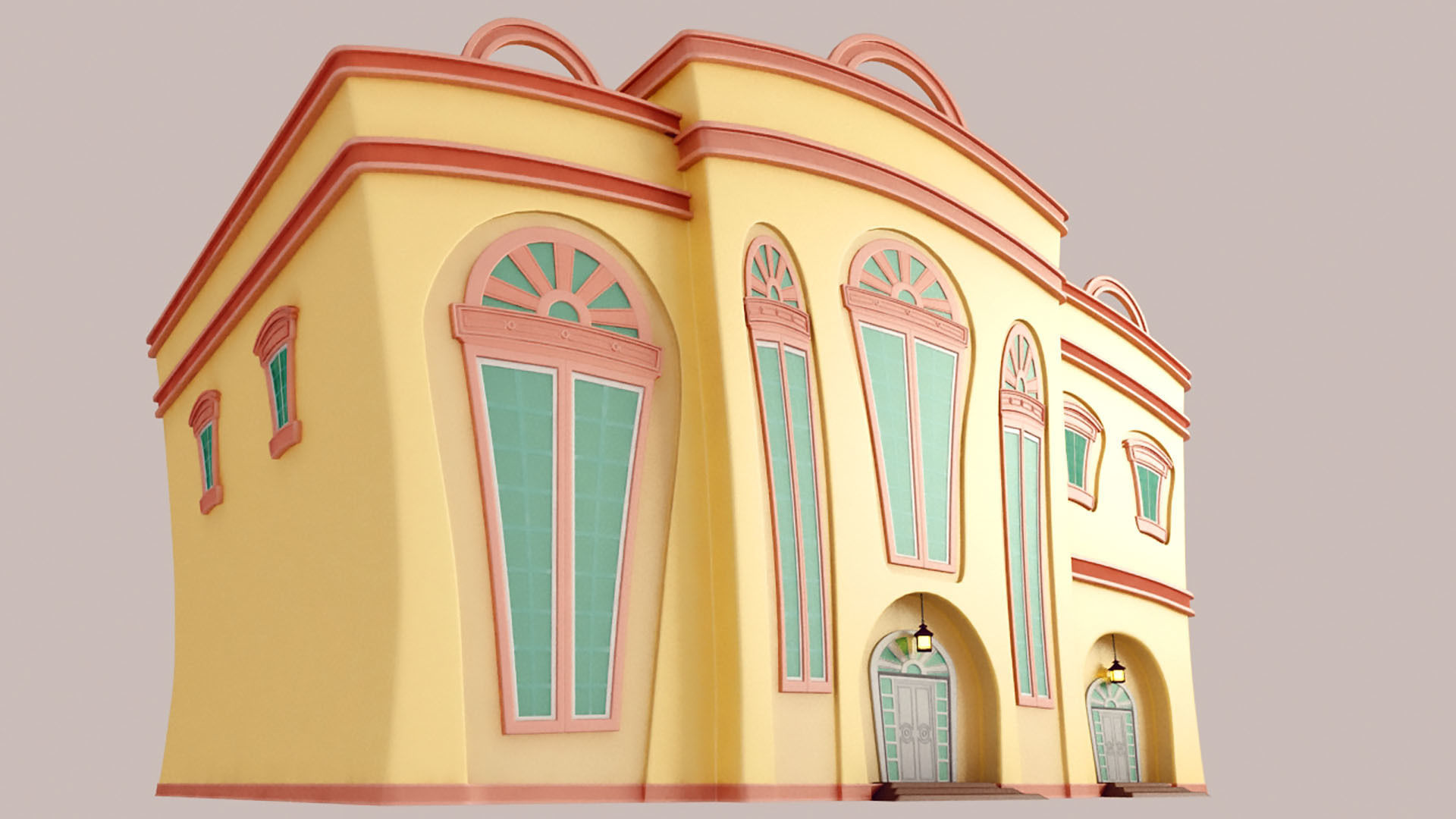 Two Houses  3D model_15
