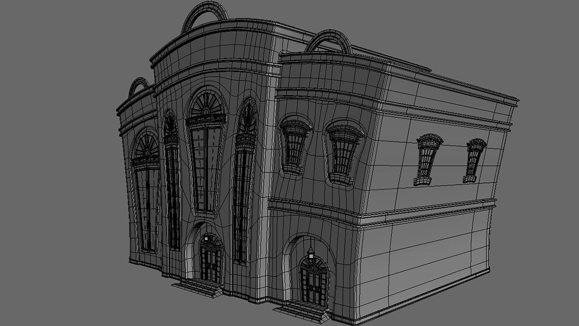 Two Houses  3D model_17