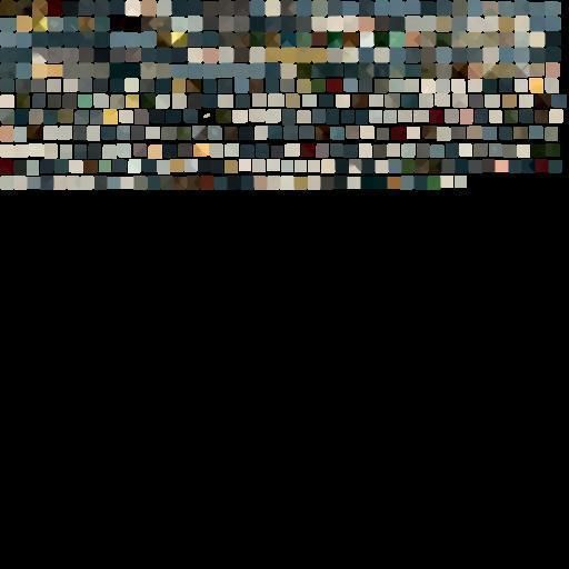 Decorative vase cover lid with gradient color ribbon and fruit 3D model_11