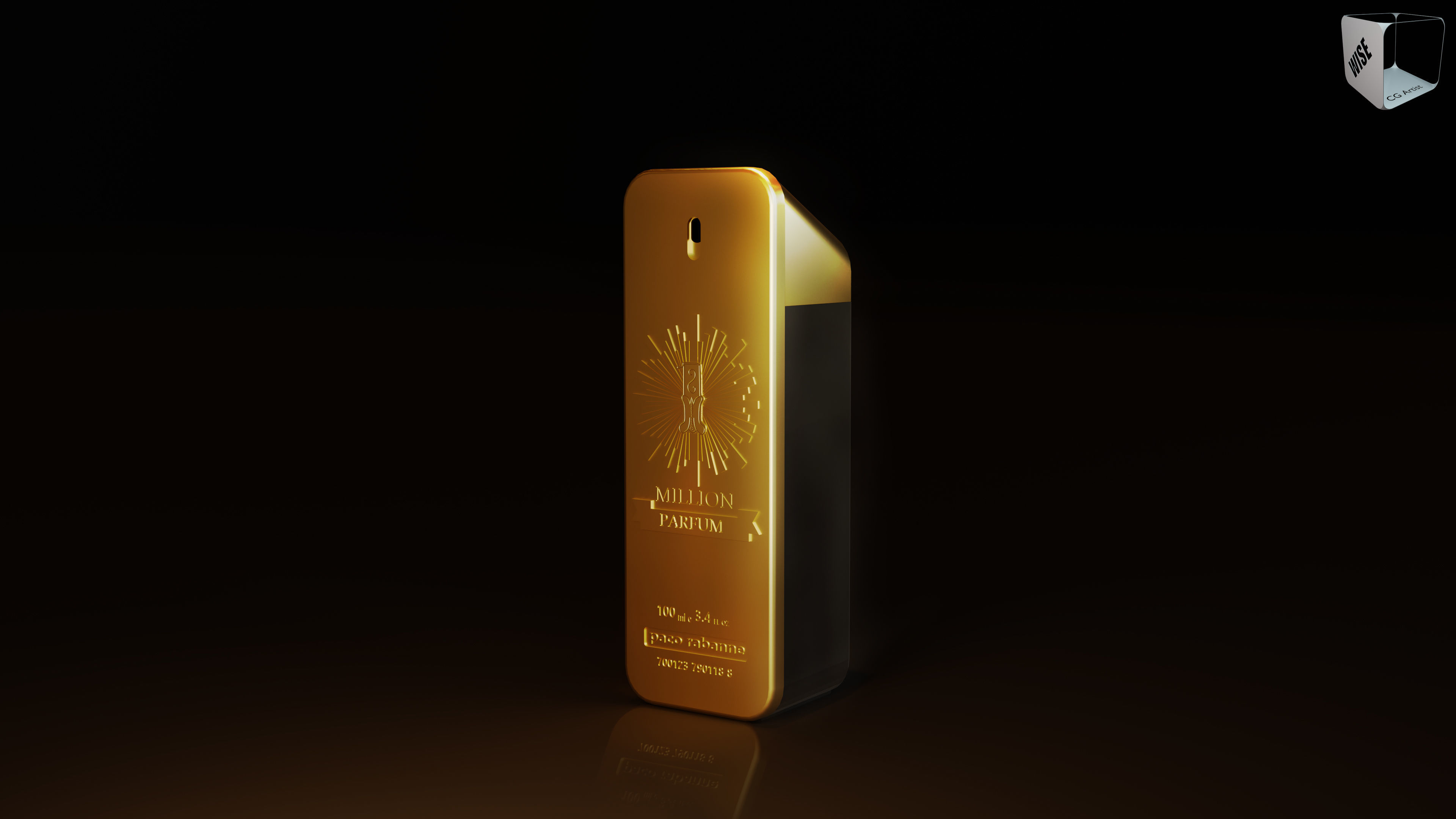 Paco Rabanne - Million 3D model_1