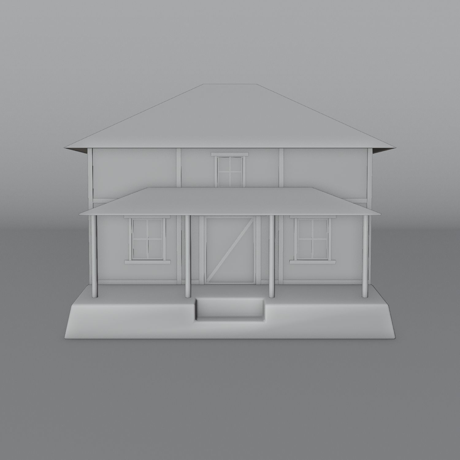 The Medieval House - Game Ready Medieval House - Low-poly 3D model_5