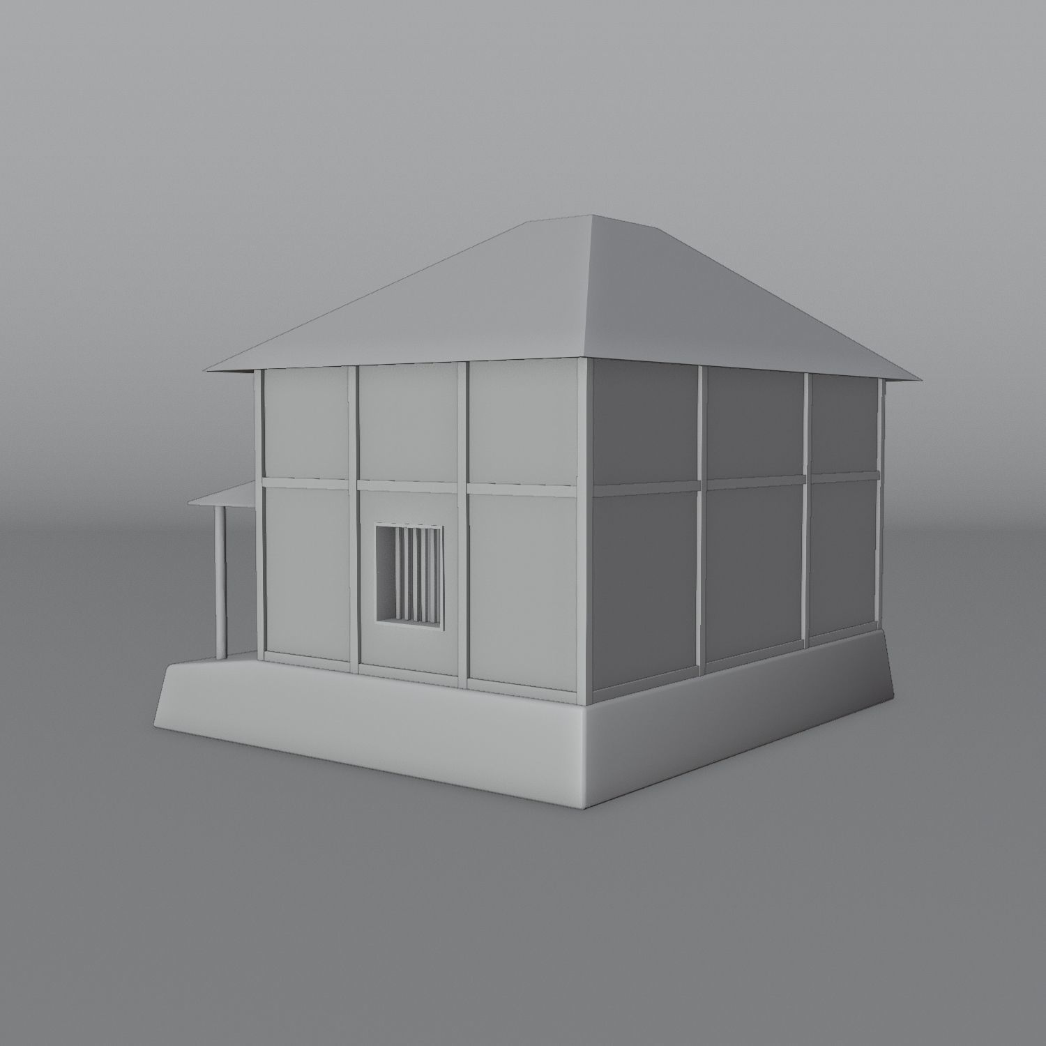 The Medieval House - Game Ready Medieval House - Low-poly 3D model_7