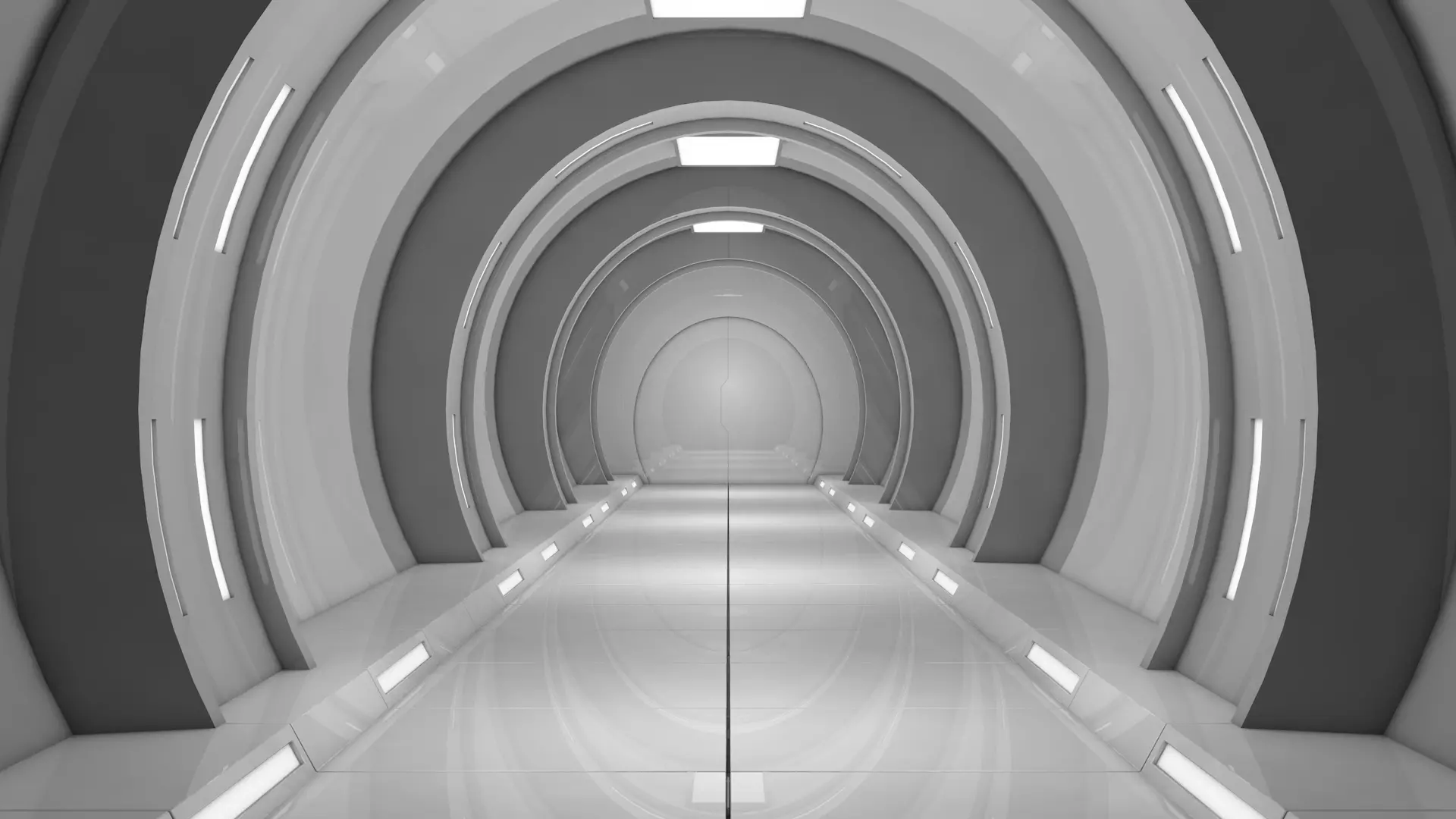 Sci Fi Tunnel 3D model