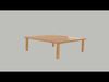 Wood Coffee Table -  Archviz - Interior Exterior Design Low-poly 3D model_1