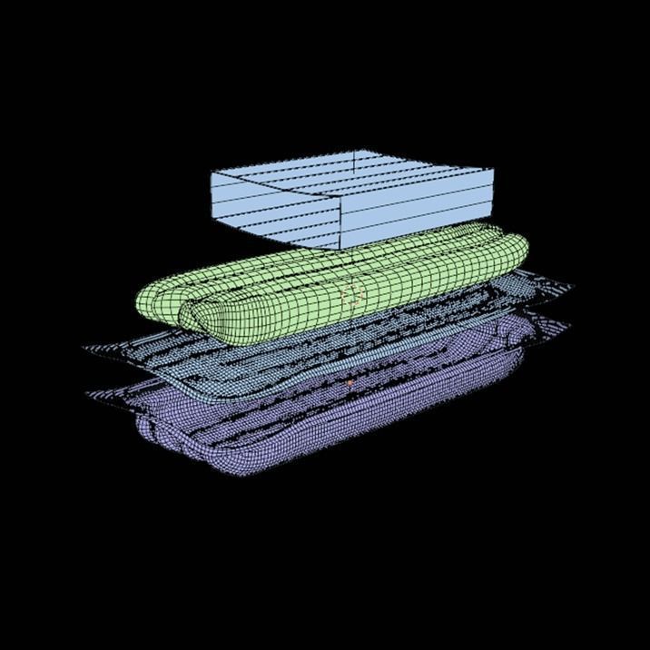 Frankfurter Sausage Long 3D model_8