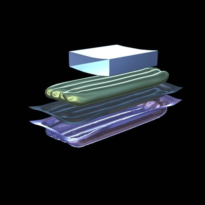 Frankfurter Sausage Long 3D model_7