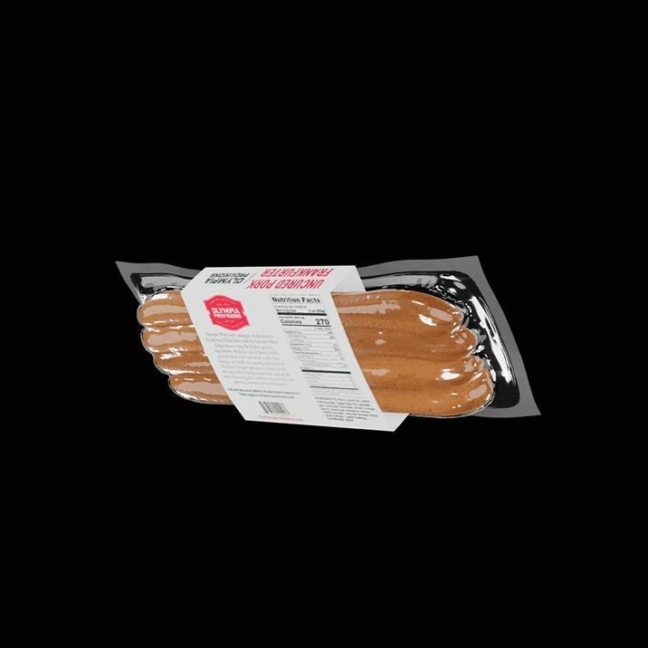 Frankfurter Sausage Long 3D model_4