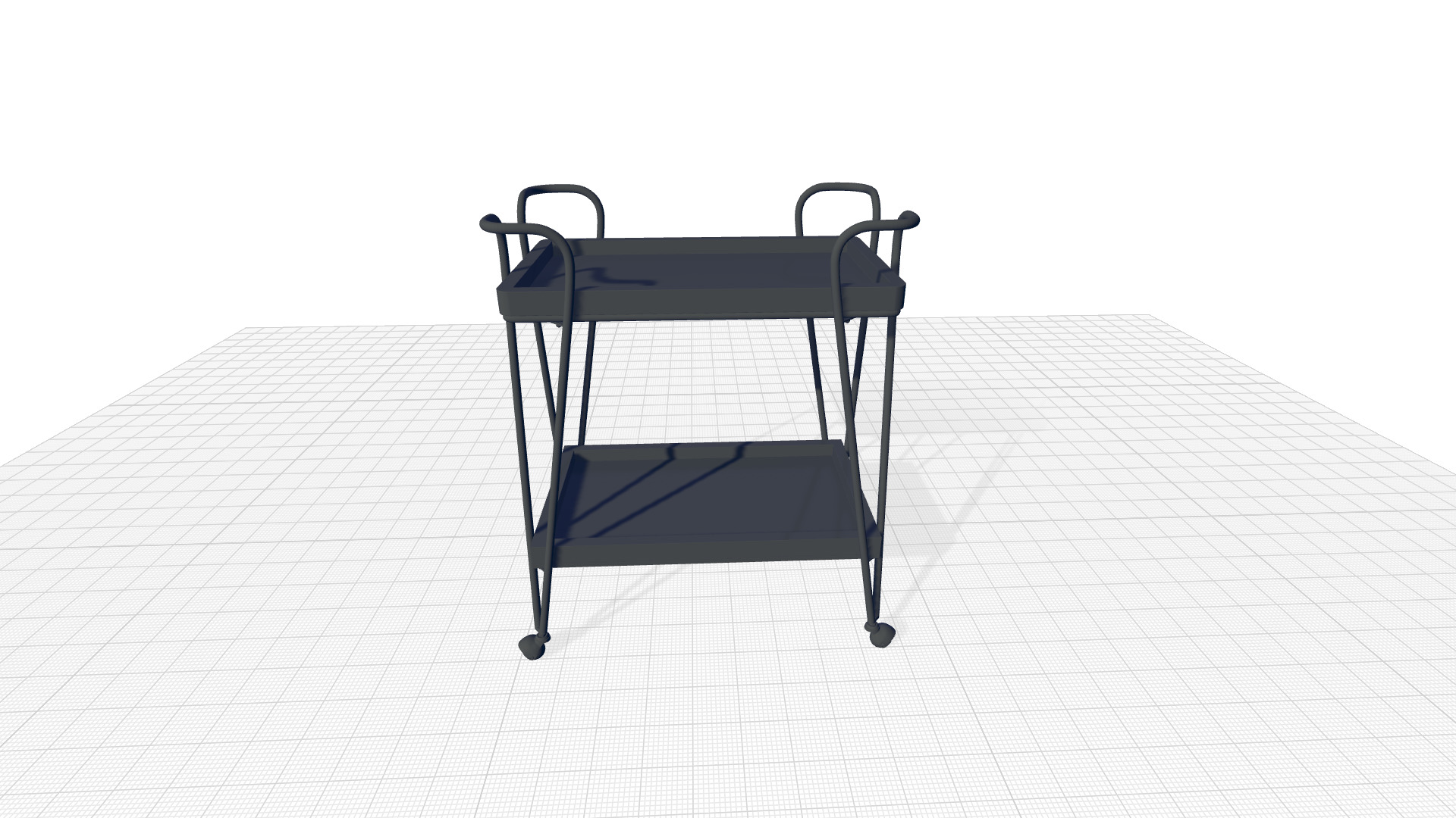 Maley Bar Cart 3D model_5