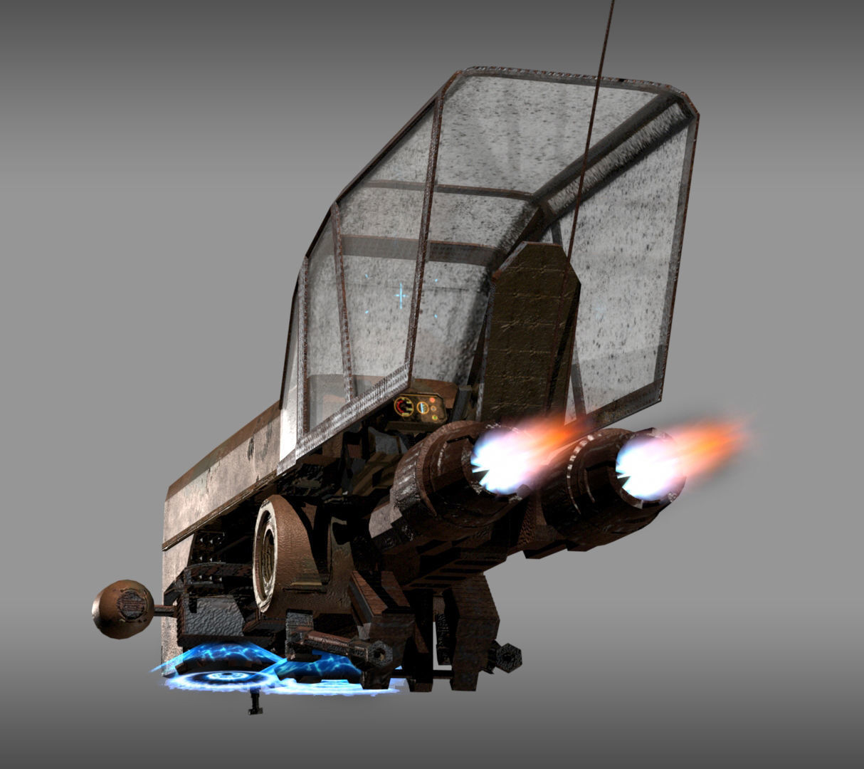 Land Skimmer 3D model_7