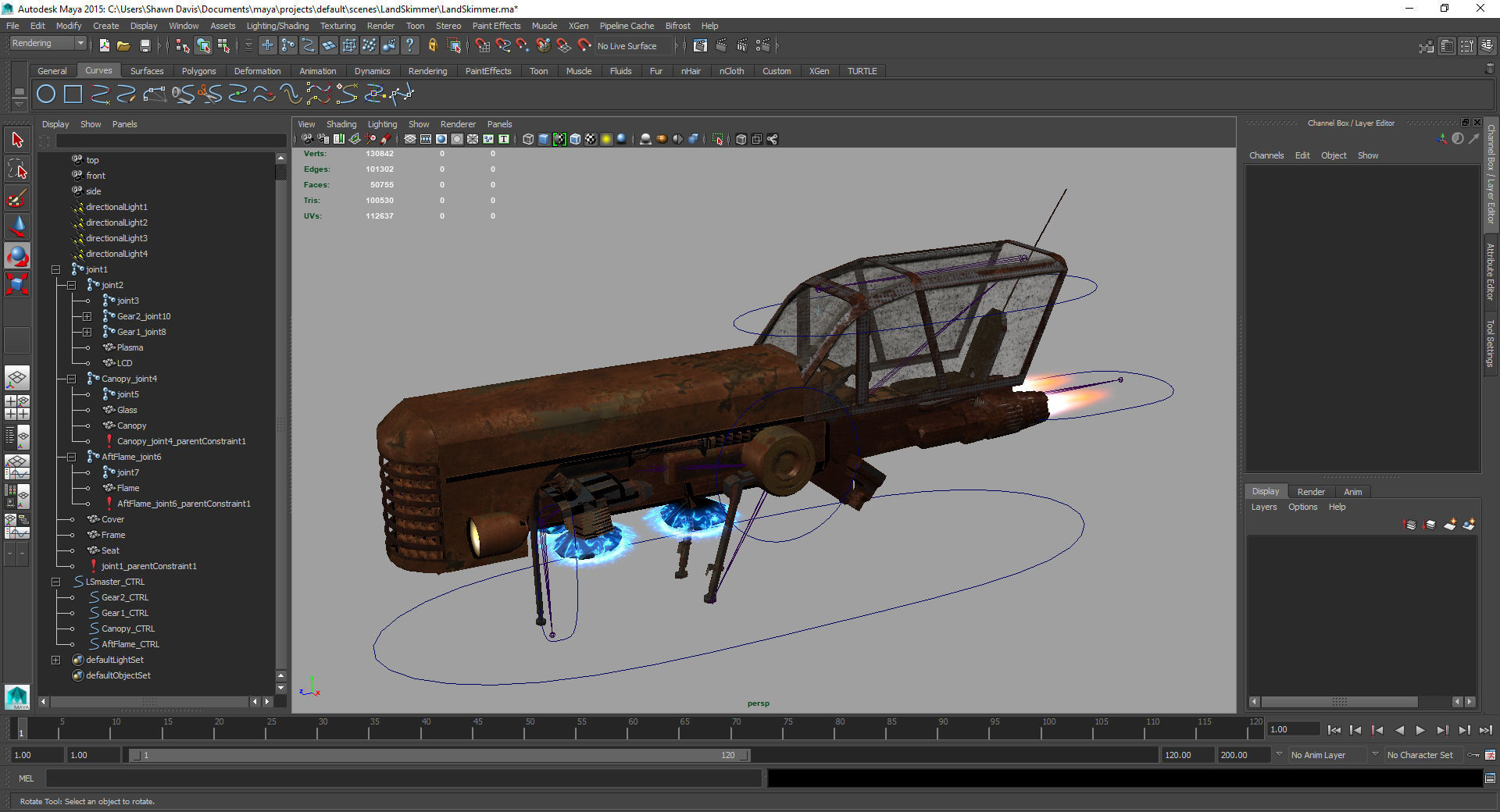 Land Skimmer 3D model_15