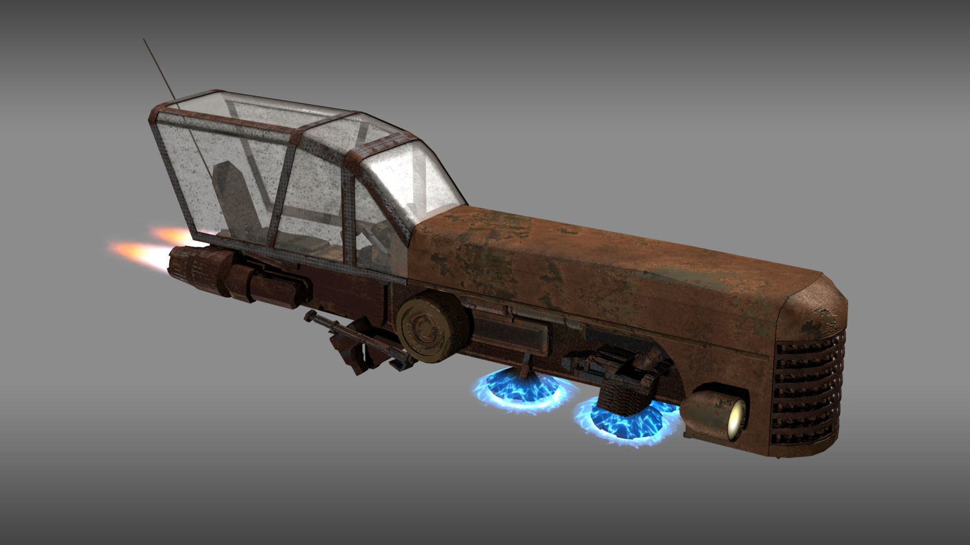 Land Skimmer 3D model_4