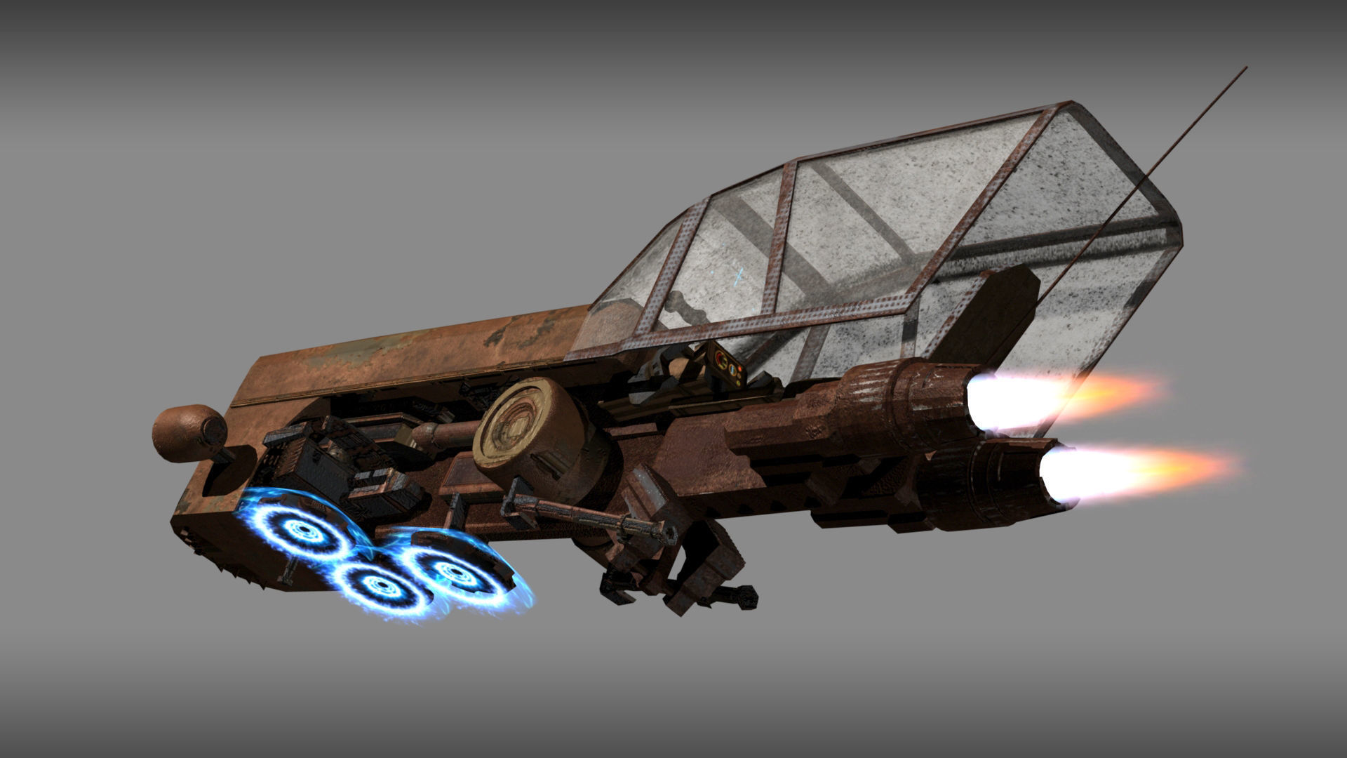 Land Skimmer 3D model_3