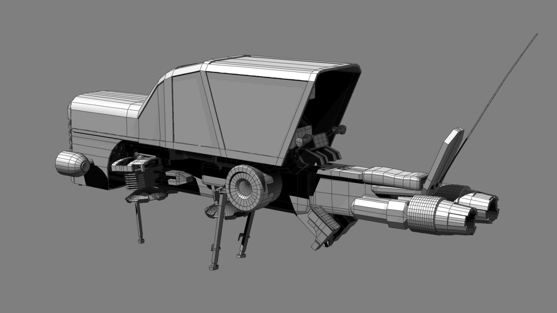 Land Skimmer 3D model_14