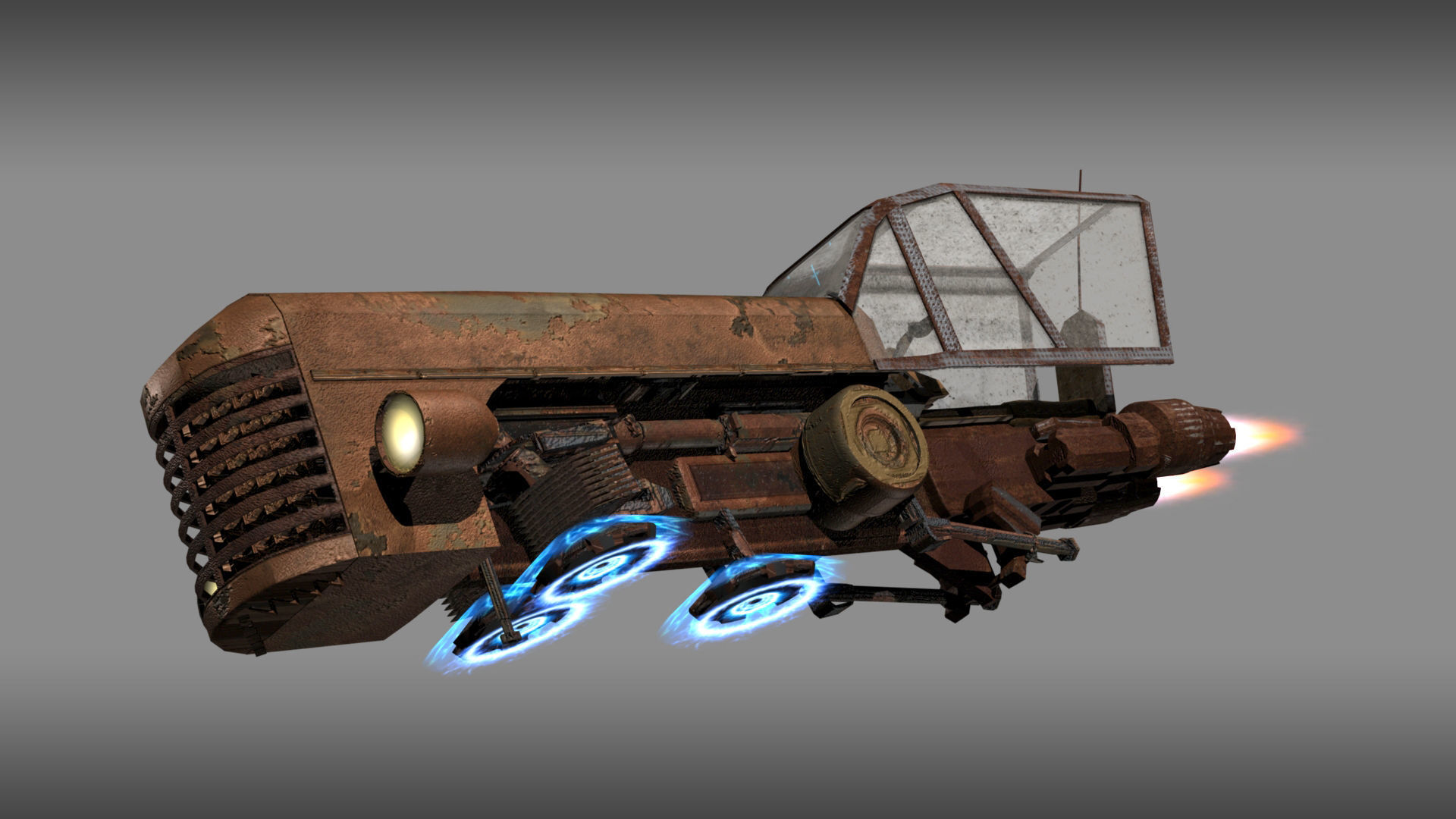 Land Skimmer 3D model_2