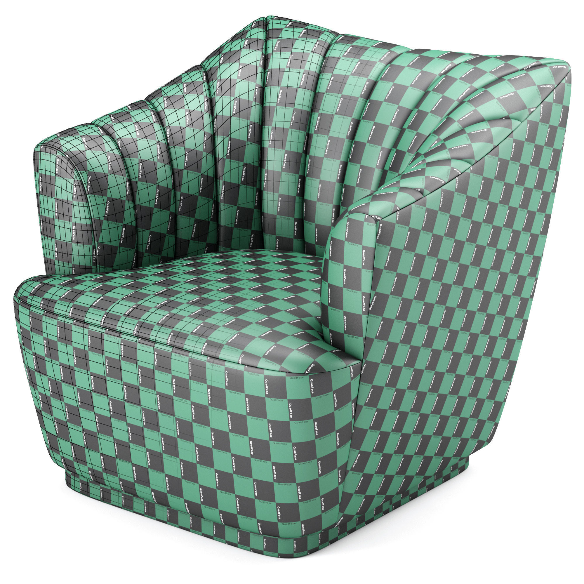 Fenton Armchair The Sofa and Chair Company 3D model_4