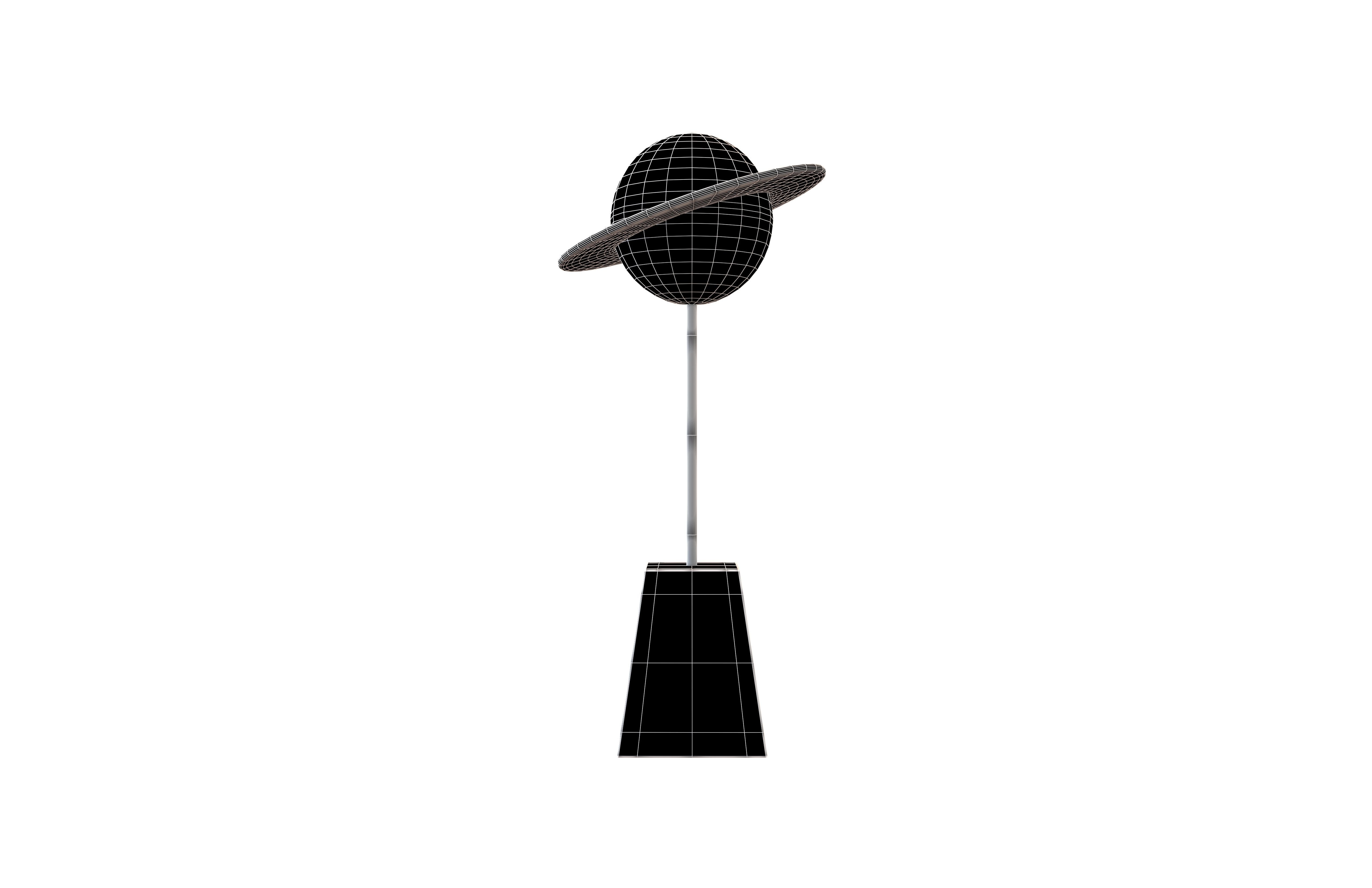 Asteroid Ornaments v1 001 Low-poly 3D model_7