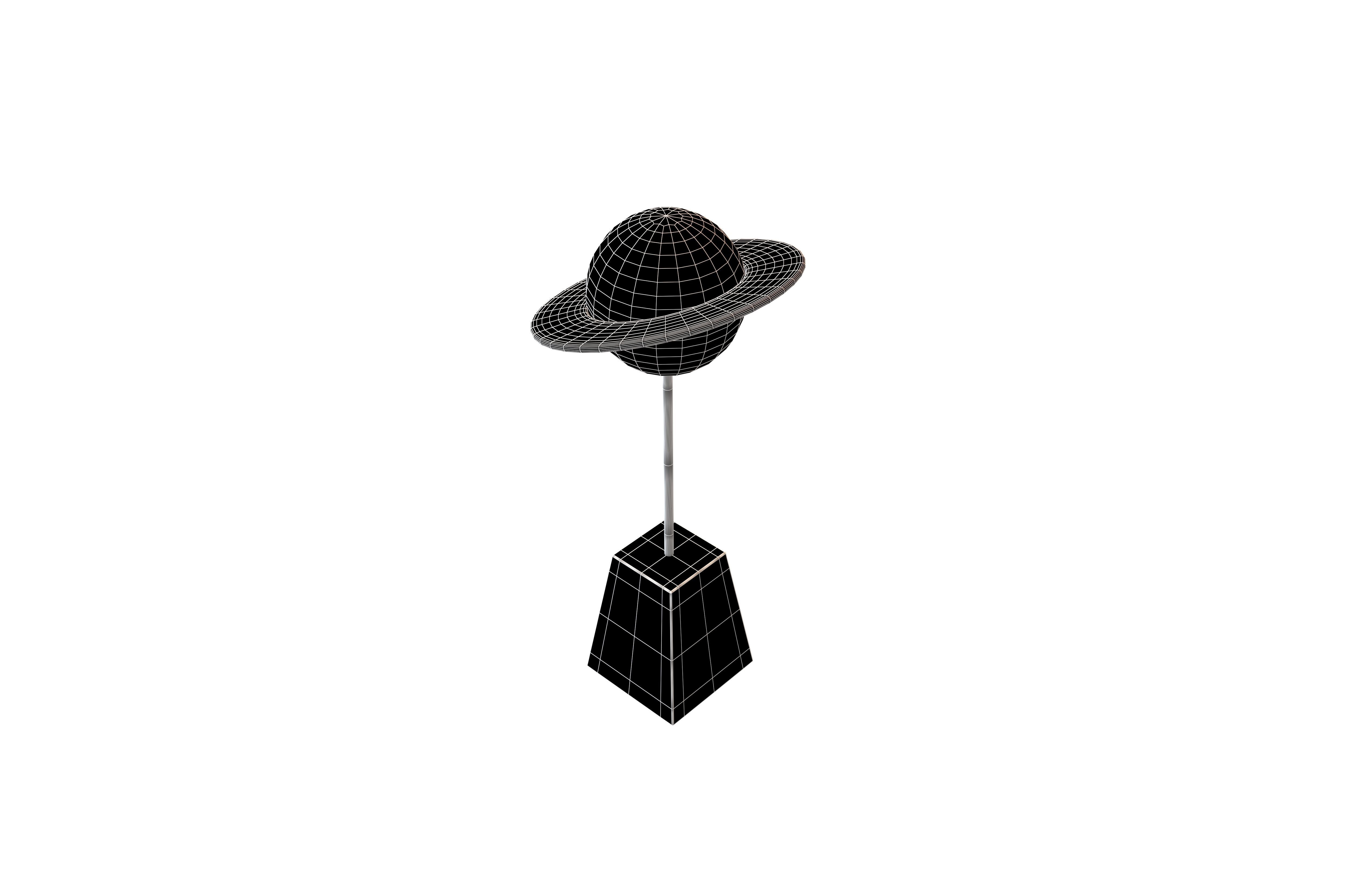 Asteroid Ornaments v1 001 Low-poly 3D model_8
