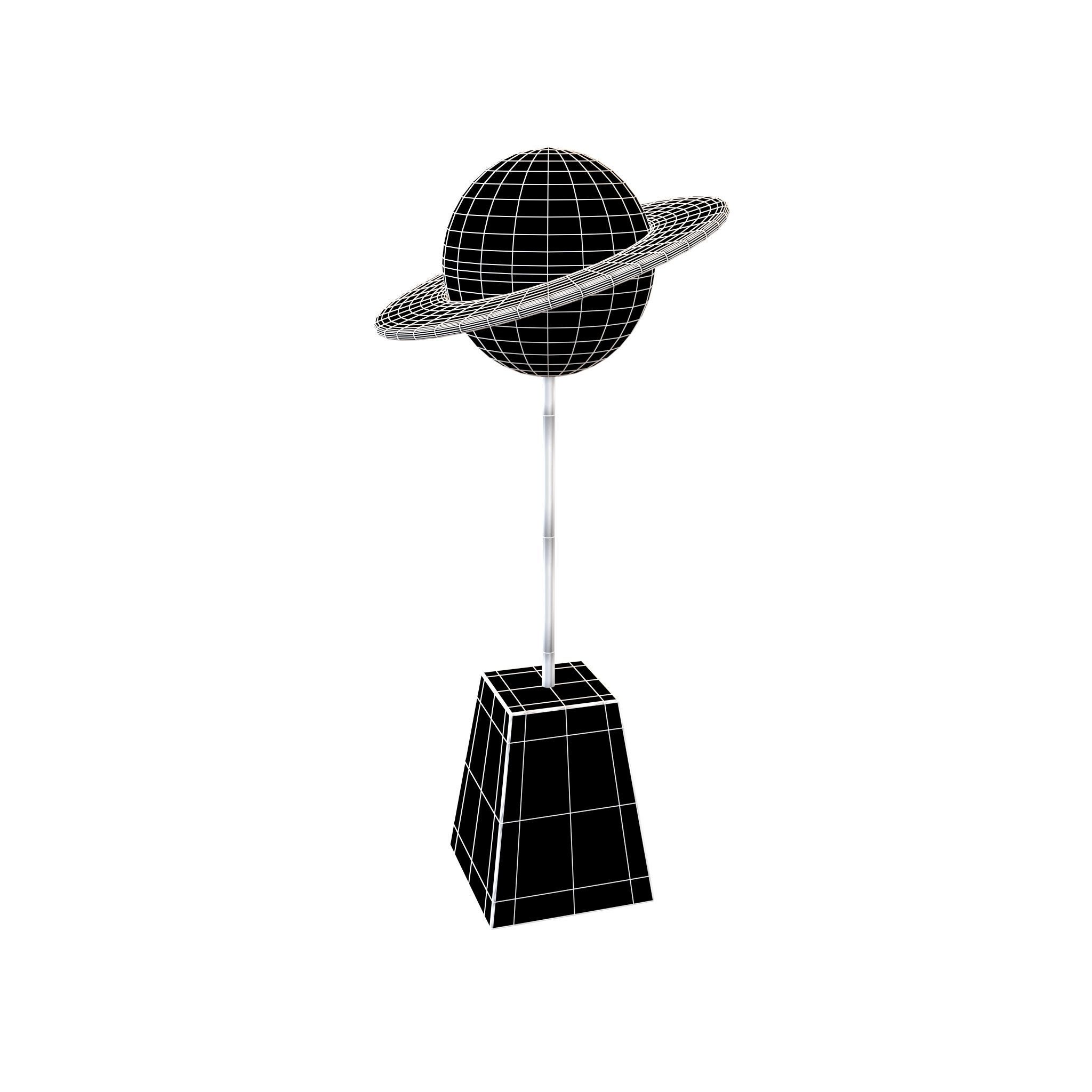 Asteroid Ornaments v1 001 Low-poly 3D model_6