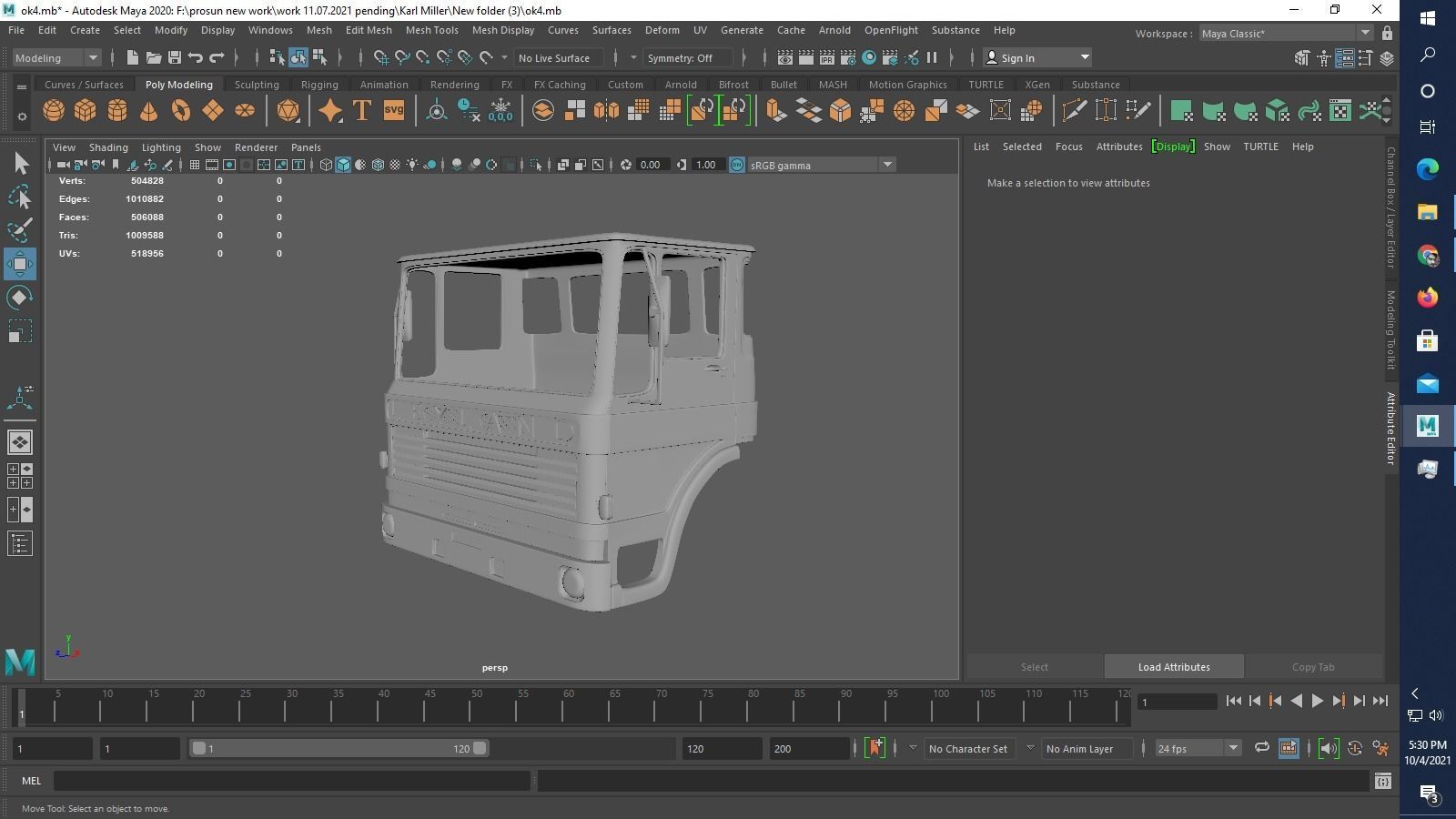 1977 Leyland Buffalo 4X2 3D print model_7