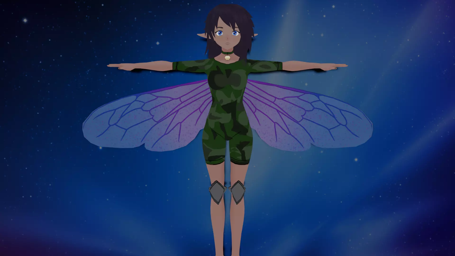 3D Female avatar original character for gaming and for vrchat 3D model ...