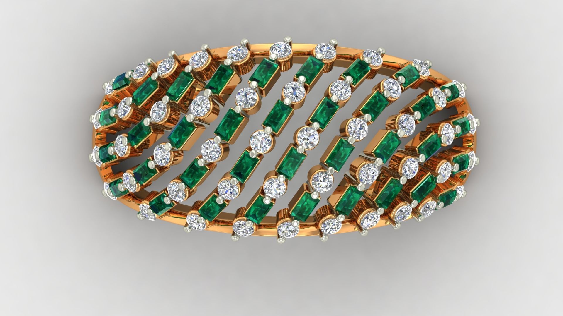 fashion ring 3D print model_6