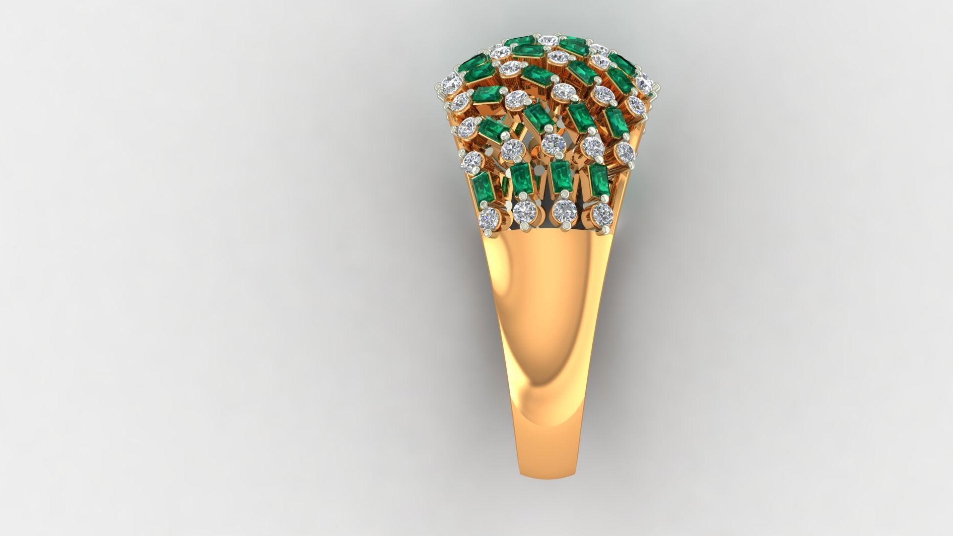 fashion ring 3D print model_5