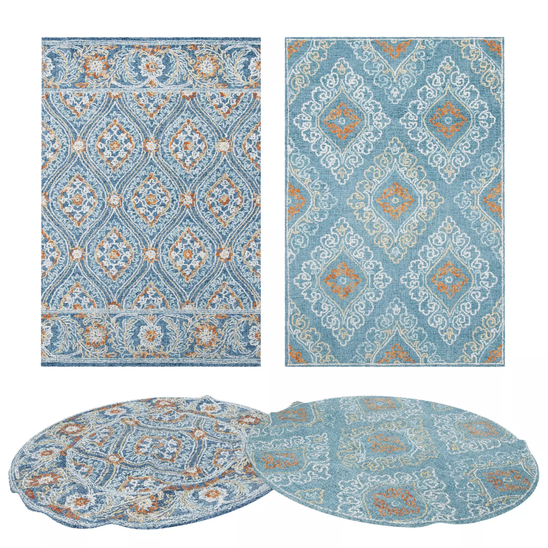 Rugs No 374 Low-poly 3D model