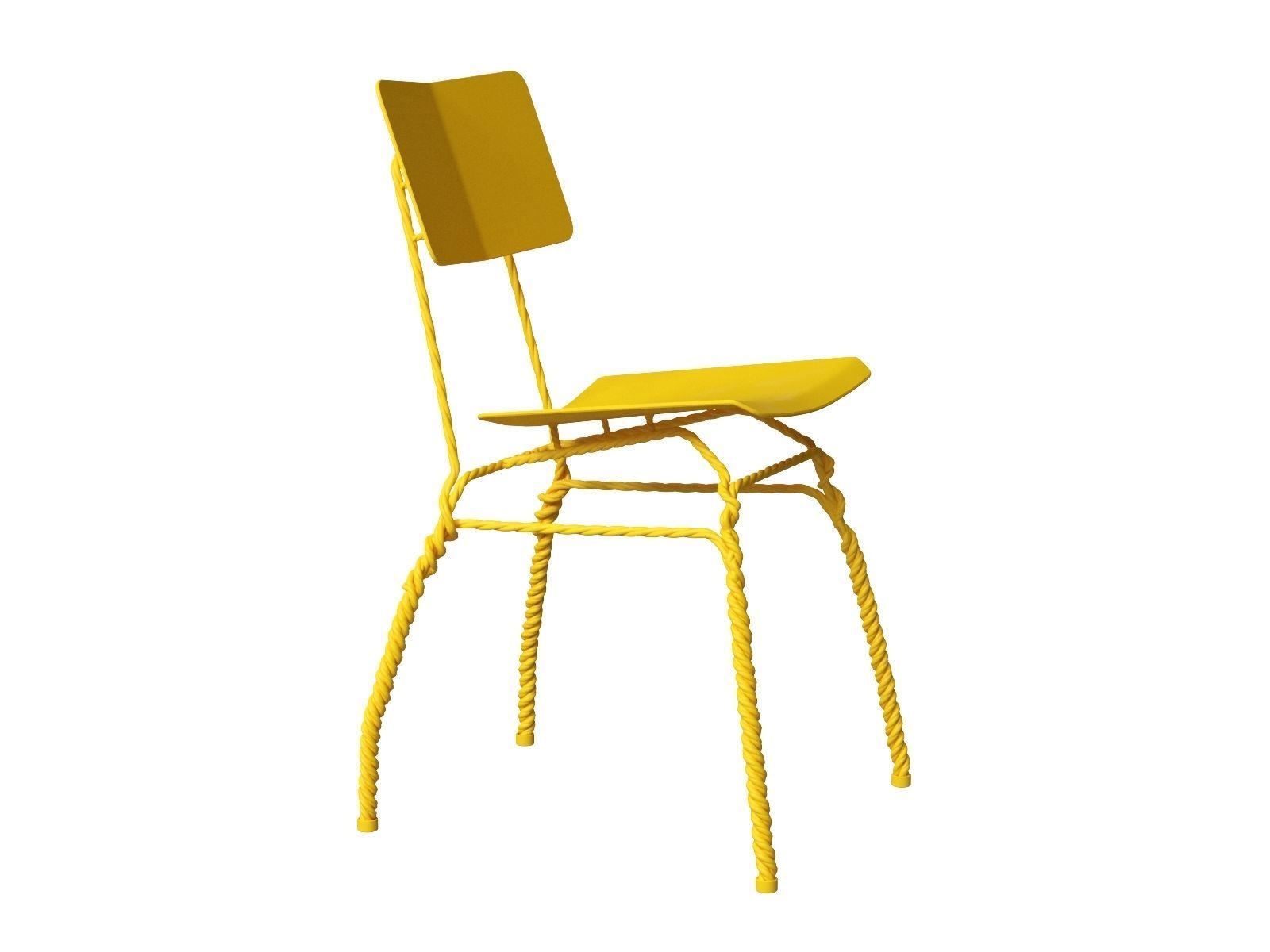 Twisted Chair 3D model_9