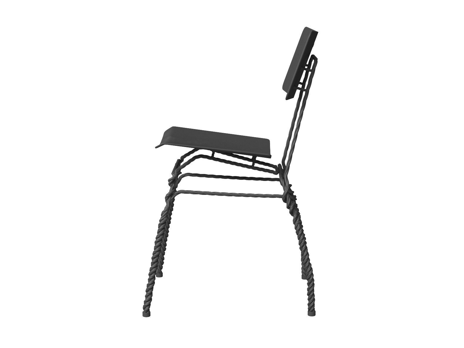Twisted Chair 3D model_15