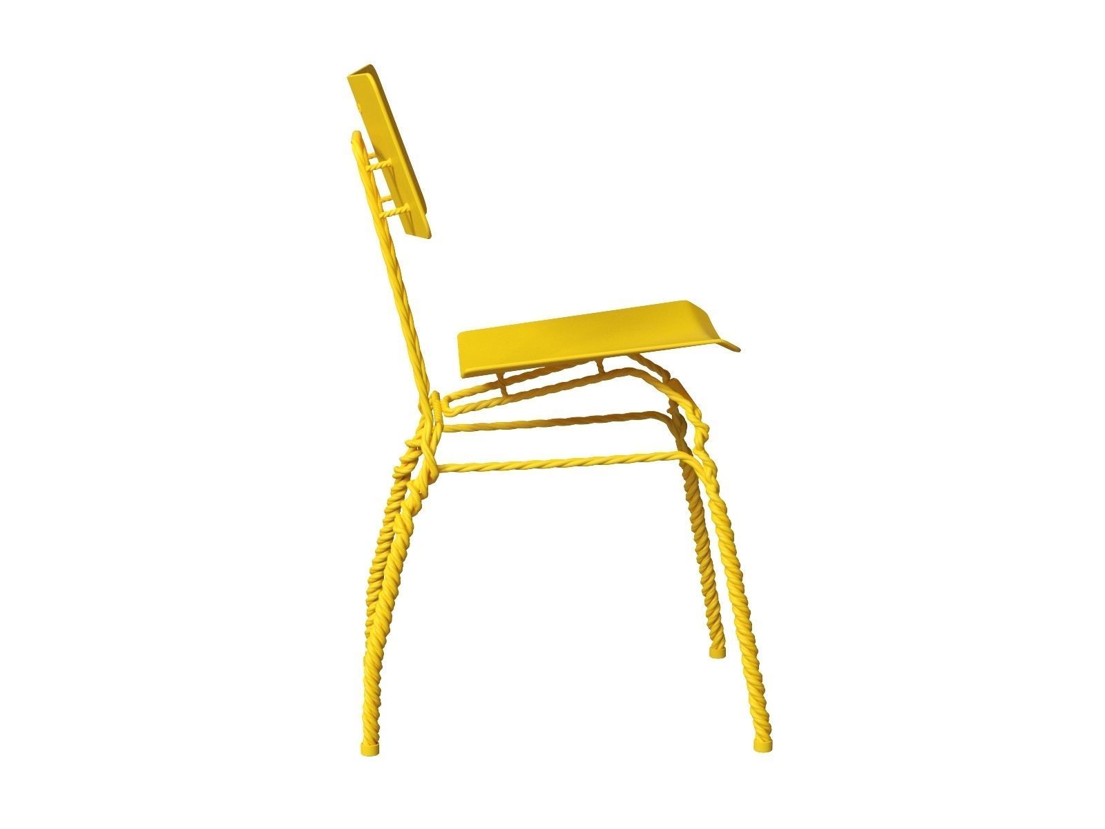 Twisted Chair 3D model_10