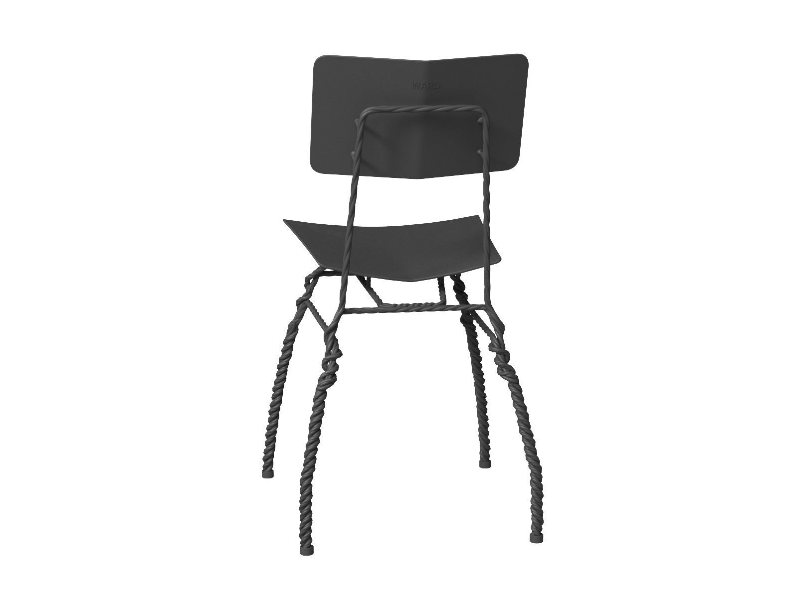 Twisted Chair 3D model_13