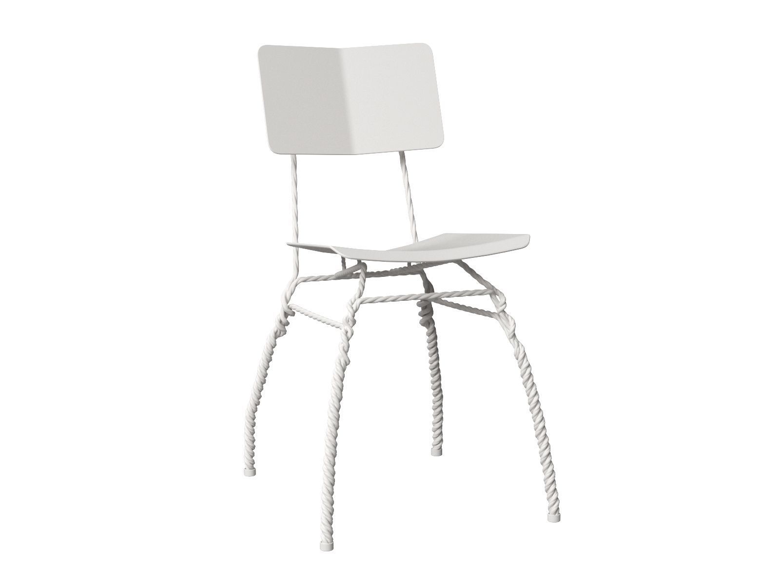 Twisted Chair 3D model_8