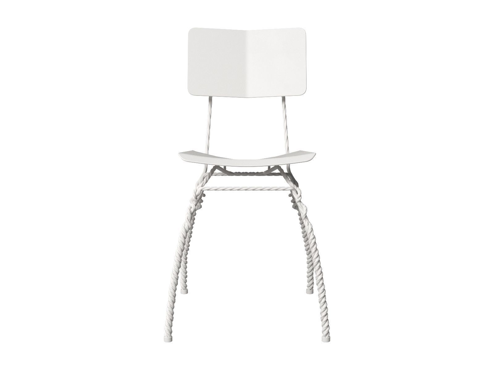 Twisted Chair 3D model_7