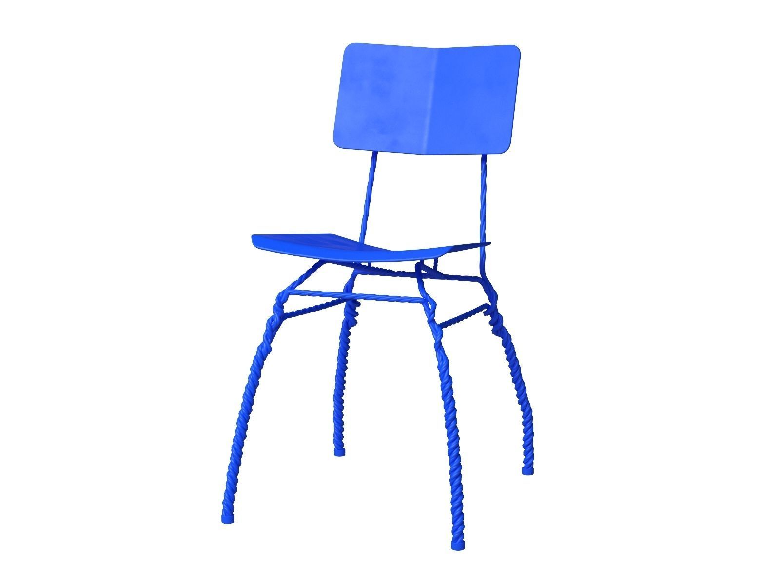 Twisted Chair 3D model_18