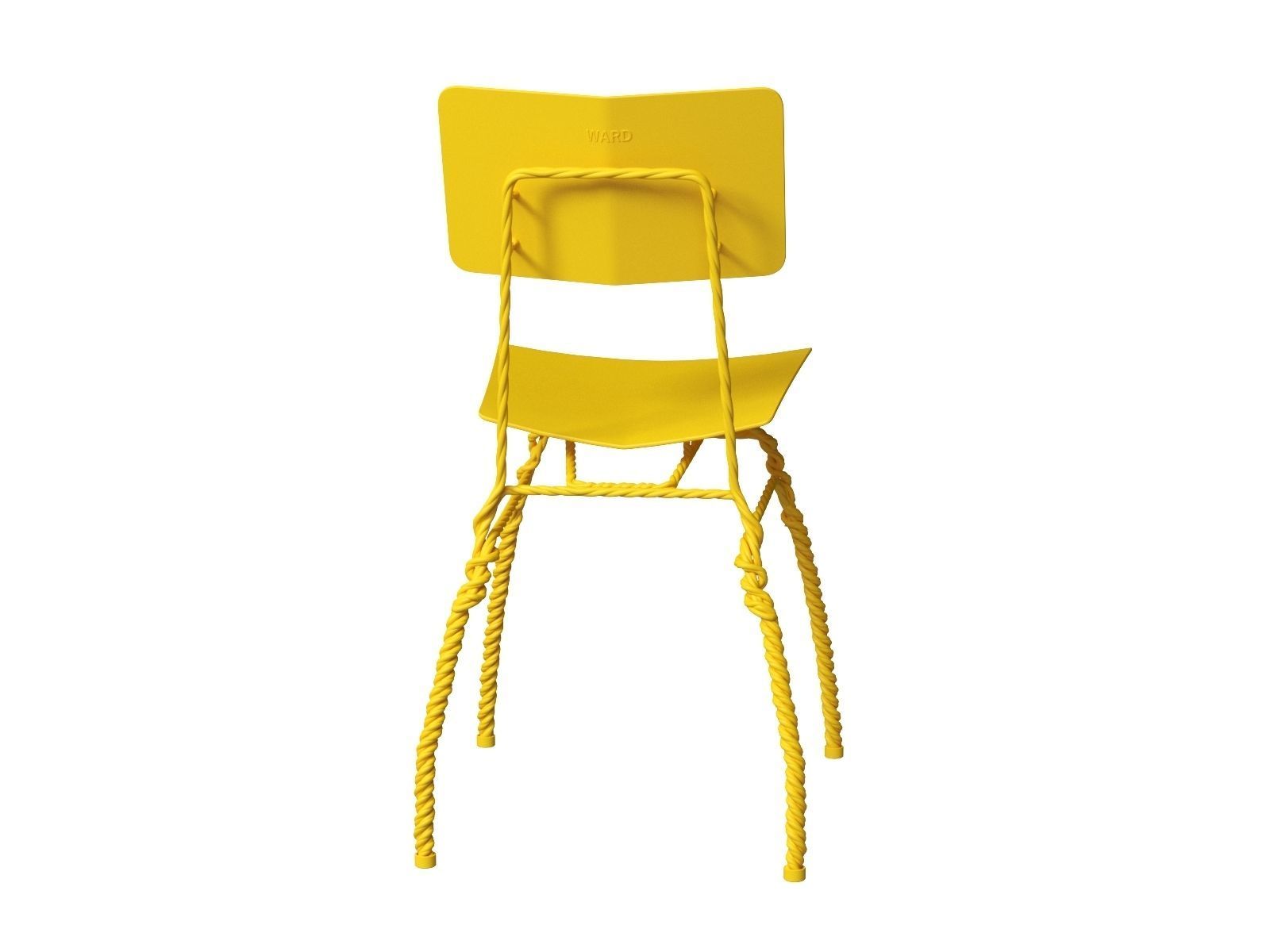 Twisted Chair 3D model_12