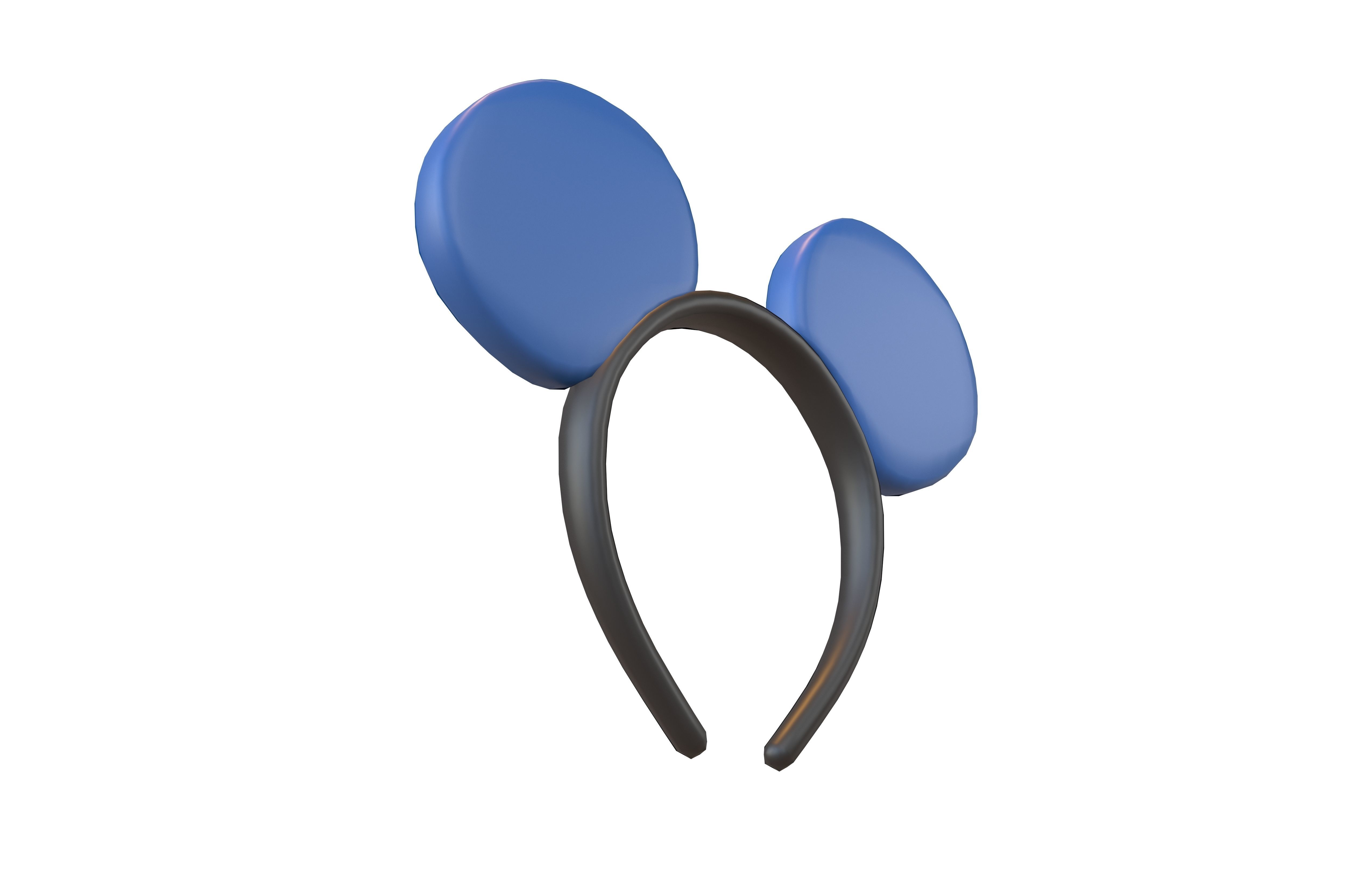 Mouse Hairband v1 003 Low-poly 3D model_2