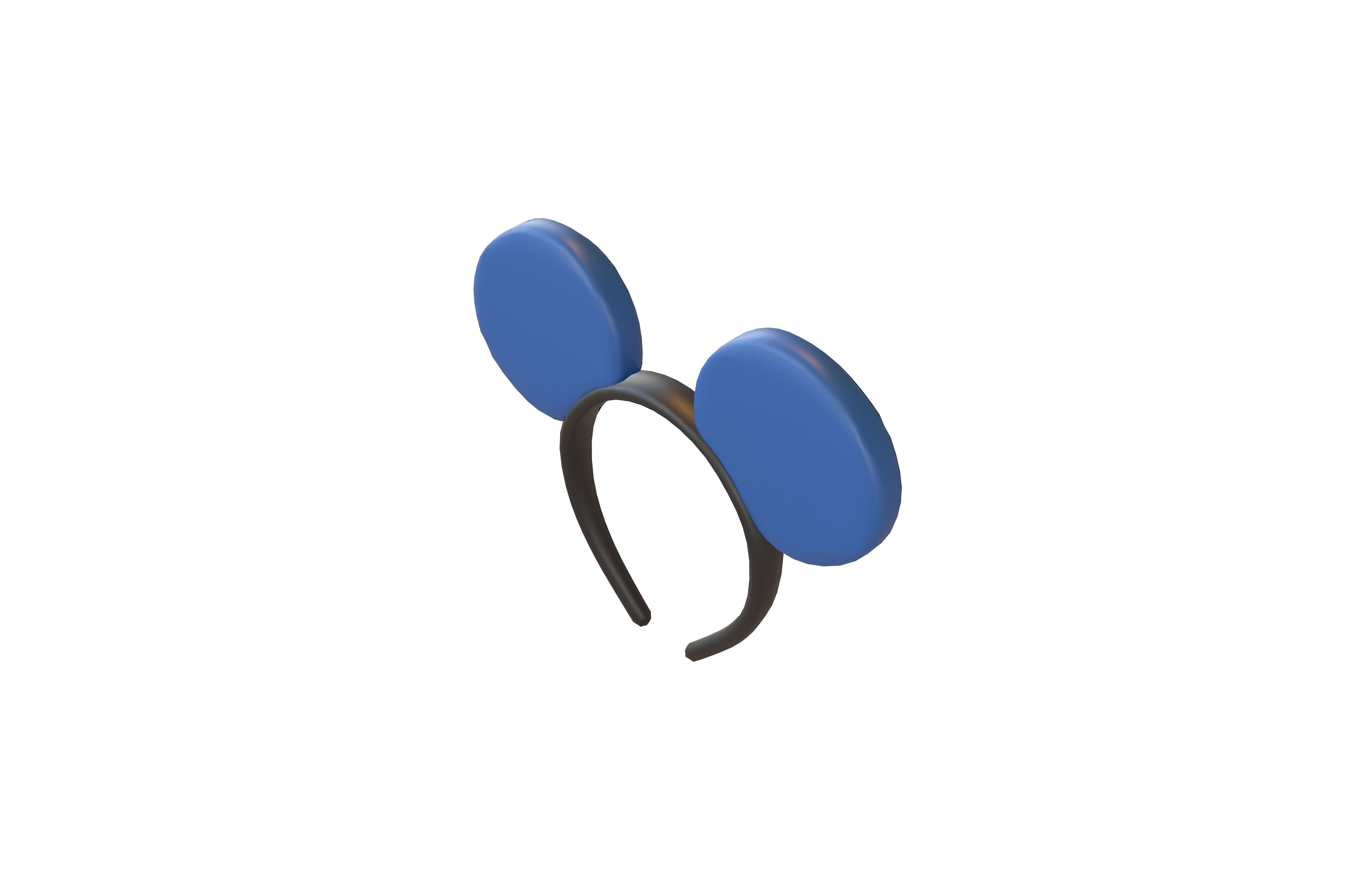 Mouse Hairband v1 003 Low-poly 3D model_3