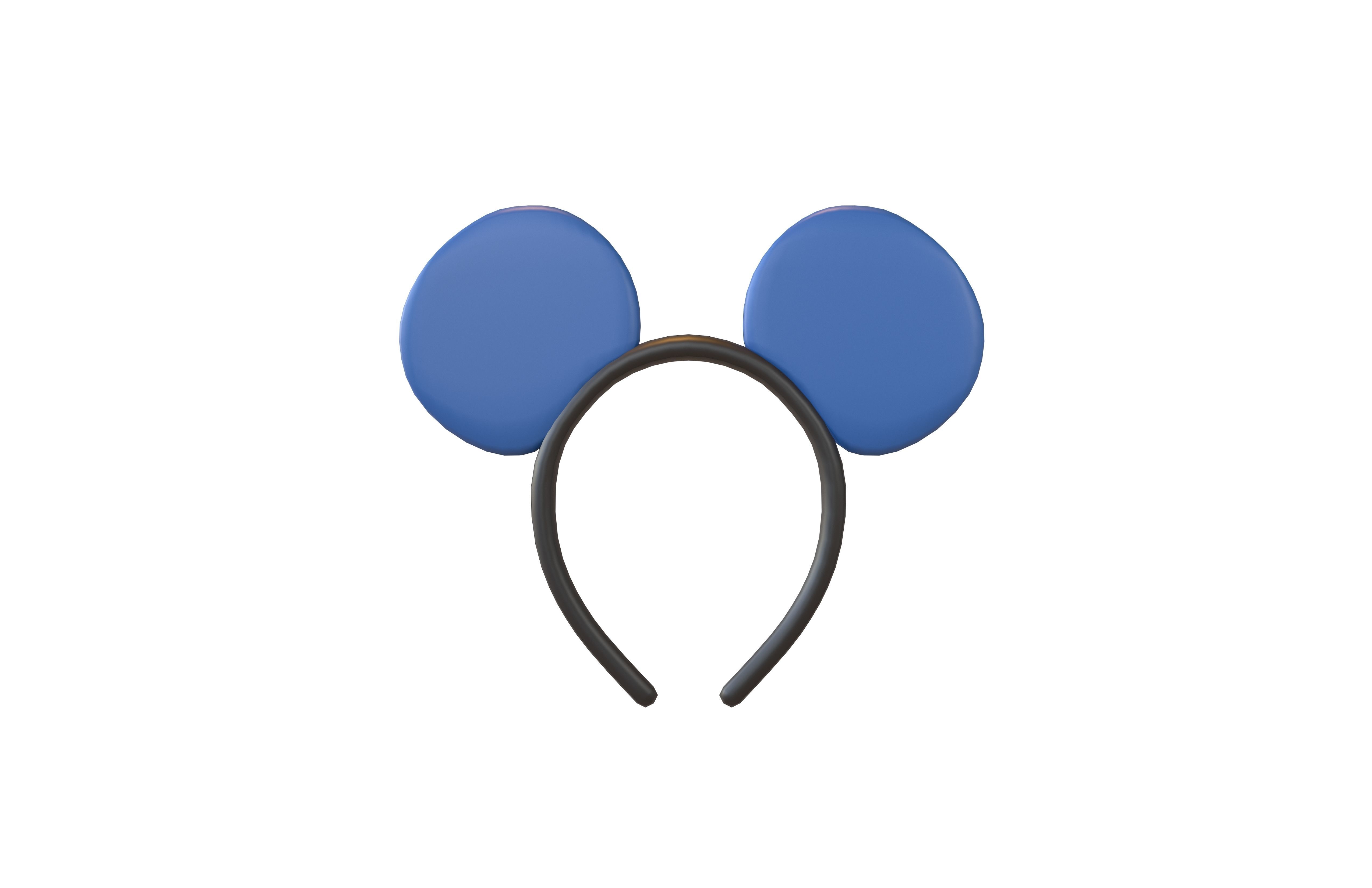 Mouse Hairband v1 003 Low-poly 3D model_1